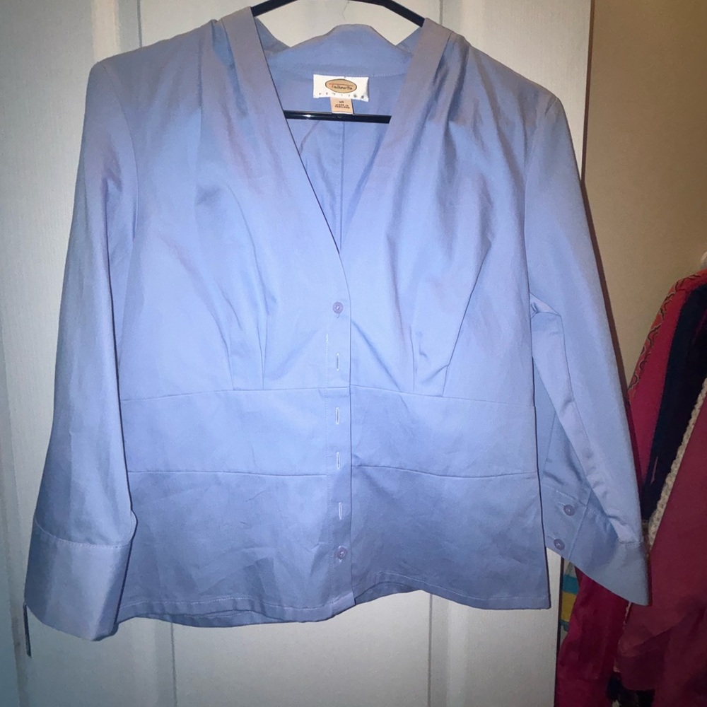 Talbots Blue blouse